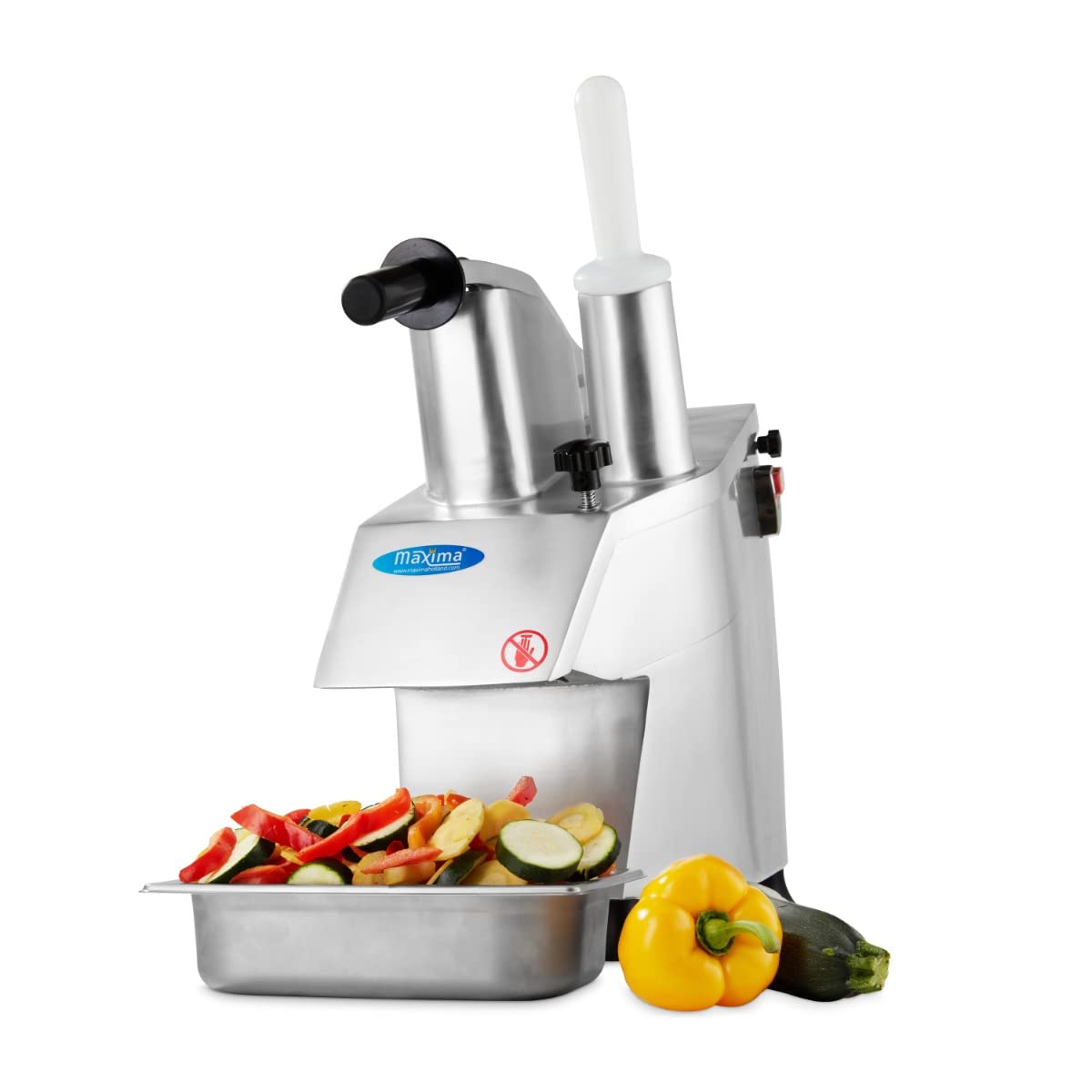 Cortadora de verduras hasta 450 kg/hora - incl. 5 discos de corte Cortadora de verduras - 1 velocidad de 270 RPM