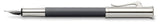 Graf von Faber-Castell 146703 Guilloche Ciselé - Pluma estilográfica (1 unidad), color antracita