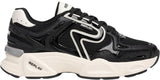 REPLAY Destiny W Fine, Zapatillas Mujer, 008 Blanco y Negro, 37 EU