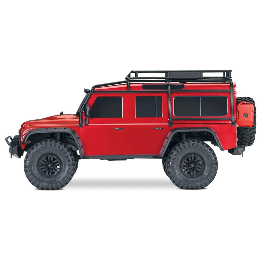 Traxxas Landrover Defender Rojo Brushed Auto RC Eléctrico Crawler 4 Ruedas de tracción (4WD) Listo para funcionar (RTR) 2.4