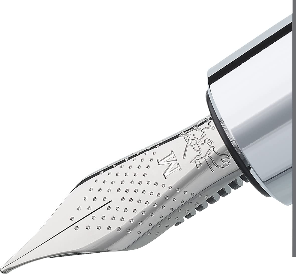 Faber-Castell 148220 - Pluma Estilográfica E-motion - Cuerpo en Madera de Peral - Trazo M - Negro