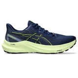 ASICS GT-2000 12 GTX, Sneaker Hombre, Blue Expanse Safety Yellow, 40.5 EU