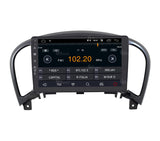 Jf Sound car audio system JF-037NJA-XDAB Autorradio de Ajuste Personalizado Compatible con Nissan Juke Android GPS Bluetooth WiFi Dab USB Pantalla táctil Full HD 9", Negro