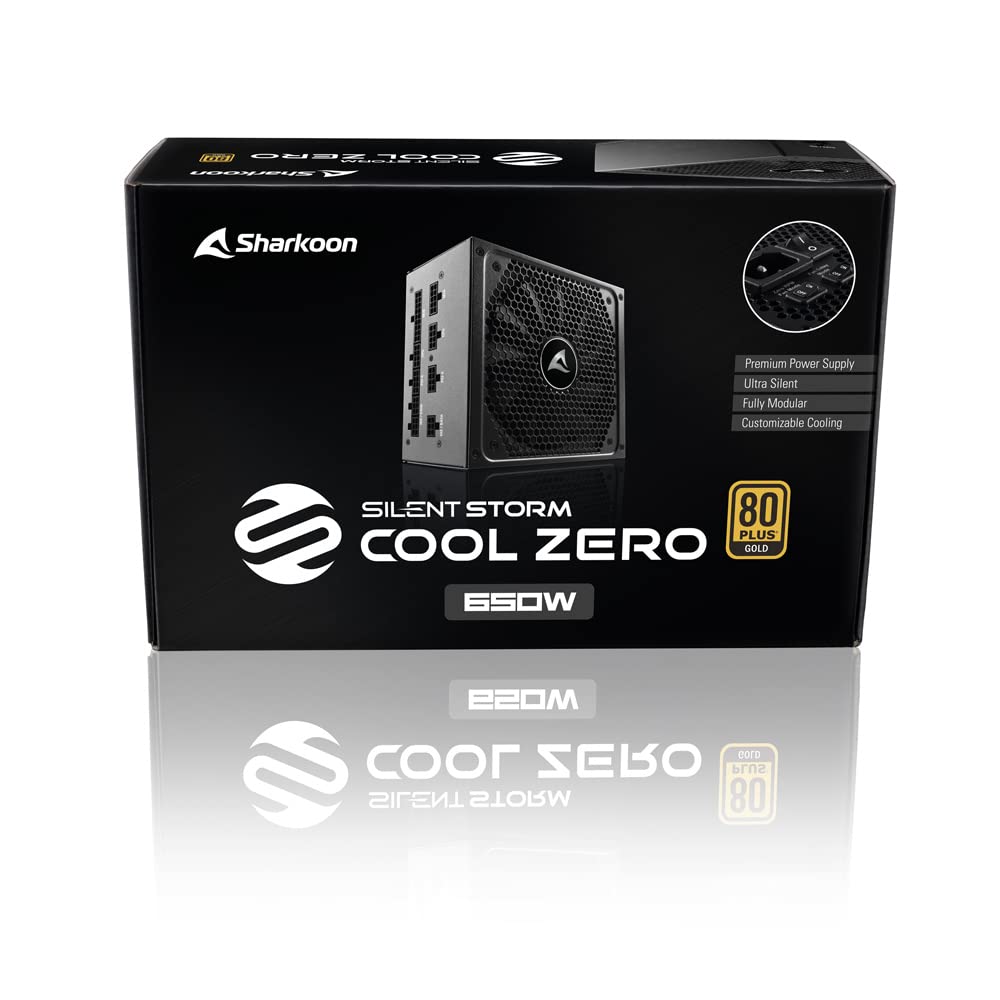 SHARKOON SilentStorm Cool Zero 650W 13.5 cm 80 PLUS GoldFully-Modular