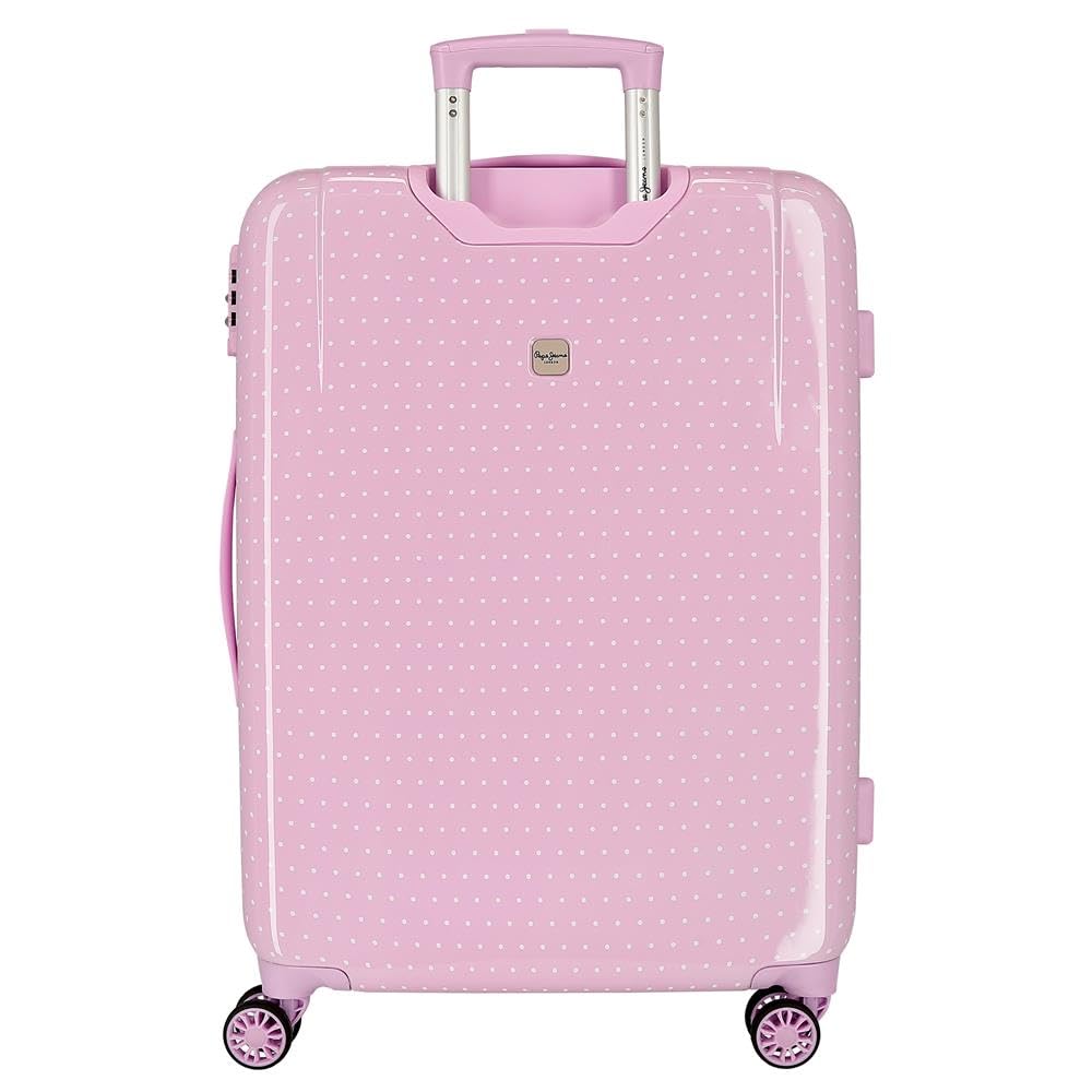 Pepe Jeans Sandra Maleta Mediana Rosa 48x68x26 cms 0 ABS 84,86L 4,06 kgs 0 by Joumma Bags
