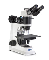 Microscopio metalurgico [Kern OKM-173] El metalurgico para los usuarios experimentados, Sistema óptico: Infinity, Tubo: Trinocular, iluminación: 6 V/30 W halógena (luz).