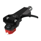Audio Technica AT-VM95ML/H - Cartucho magnético móvil Dual (Negro/Rojo)