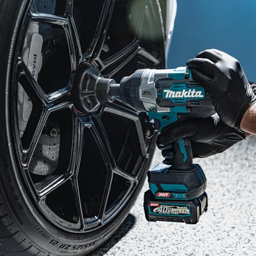 Makita XGT TW002GZ - Llave de impacto inalámbrica de 40 V, 1700 Nm, unidad de 1/2 pulgada, 1800 rpm