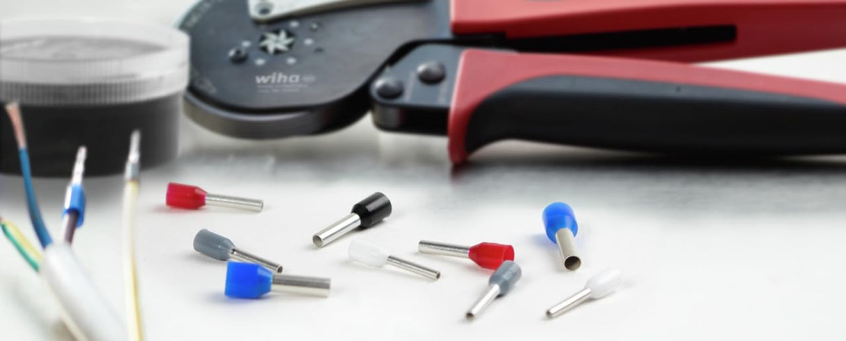 Wiha Crimpadora automática para extremos de cables, con presión hexagonal 210 mm, 0.08-16 (41246)