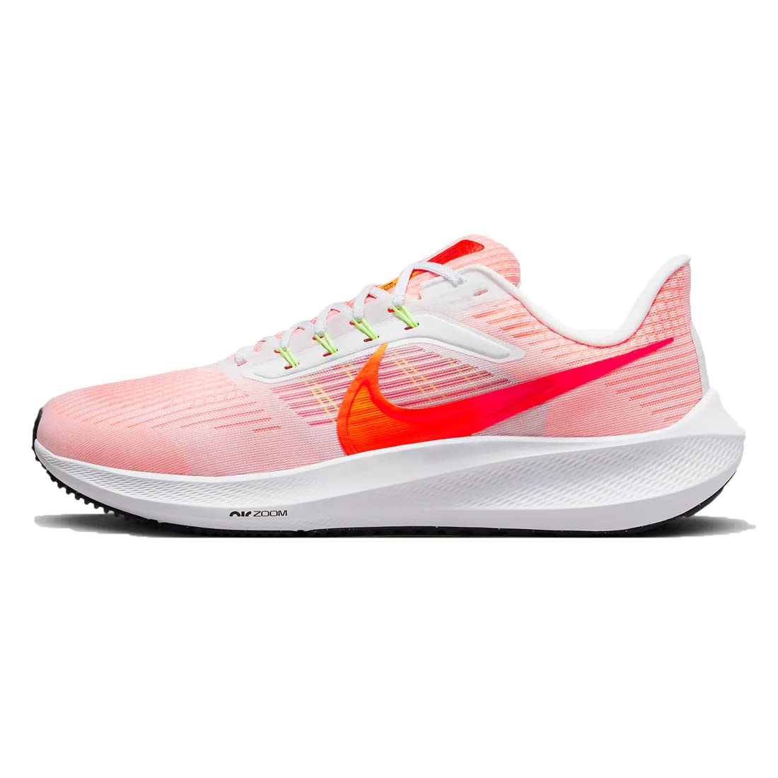 NIKE Air Zoom Pegasus 39, Zapatillas Deportivas Hombre, White Total Orange Bright Crimson Black, 41 EU