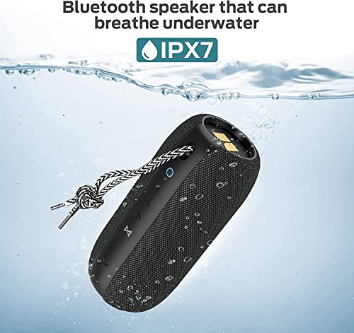 Monster S320 - Boombox Bluetooth de 40 W, hasta 32 Horas de autonomía, con función de emparejamiento para instalación estéreo, Control de Voz, Compacto y Ligero, Resistente al Agua, Color Negro