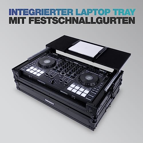 reloop Premium Large Controller Case - Carcasa para Controlador de DJ Hecha a Mano de Madera Robusta y Aluminio