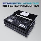 reloop Premium Large Controller Case - Carcasa para Controlador de DJ Hecha a Mano de Madera Robusta y Aluminio