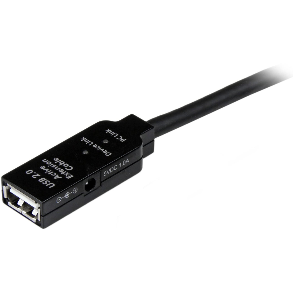 StarTech.com USB2AAEXT25M - Cable alargador USB 2.0 Hi Speed Activo Macho a Hembra, 25 m, Negro