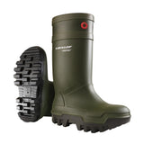 Dunlop Protective Footwear, C662933, Purofort Thermo+ Full Safety, Verde Oscuro/Negro, Talla 43 EU