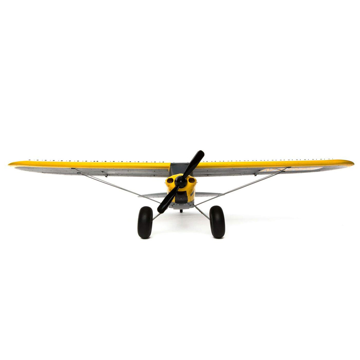 Hobbyzone Avión RC Carbon Cub S 2 1,3 m BNF Basic (transmisor, batería y Cargador no incluidos) con Caja Fuerte, HBZ32500, Amarillo
