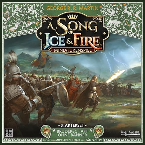 CMON, A Song of Ice & Fire – Juego de iniciación de fraternidad sin Pancarta para 2 Jugadores, a Partir de 14 años, 45-60 Minutos, alemán
