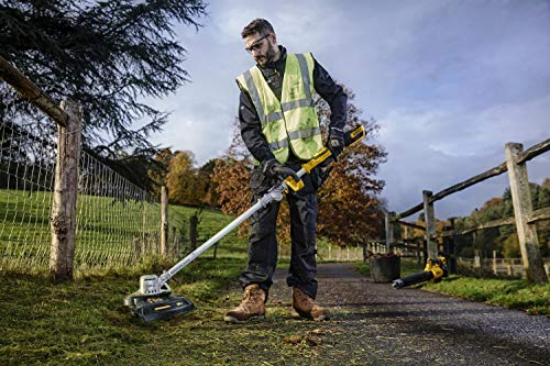 DEWALT DCMST561P1-QW - Corta Bordes sin escobillas XR 18V 36cm Mango Plegable con 1 batería Li-Ion 5,0Ah