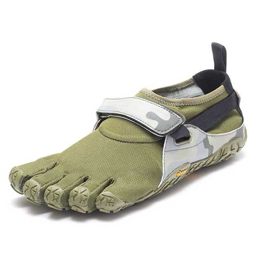 Vibram FiveFingers Spyridon EVO, Sneaker Hombre, Verde Camuflaje, 43