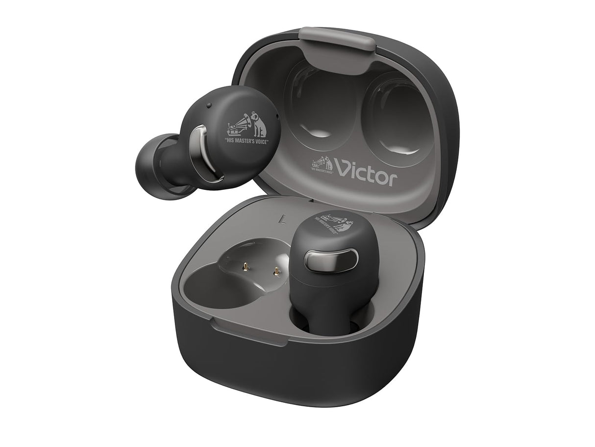 JVC Auriculares Inalambricos Bluetooth | 27 Horas de batería | Ultraligero | Auriculares Bluetooth Cancelación Ruido y Modo Corte de Viento | Resistente al Sudor | Audifonos Inalambricos - HA-A30T2