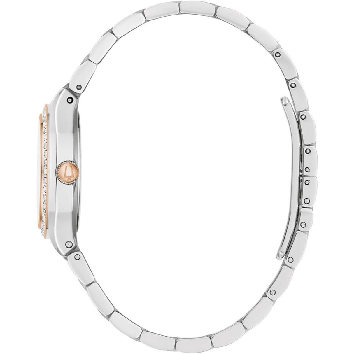 Bulova Reloj Analógico para Mujer'S de Cuarzo con Correa en Acero Inoxidable 98R283