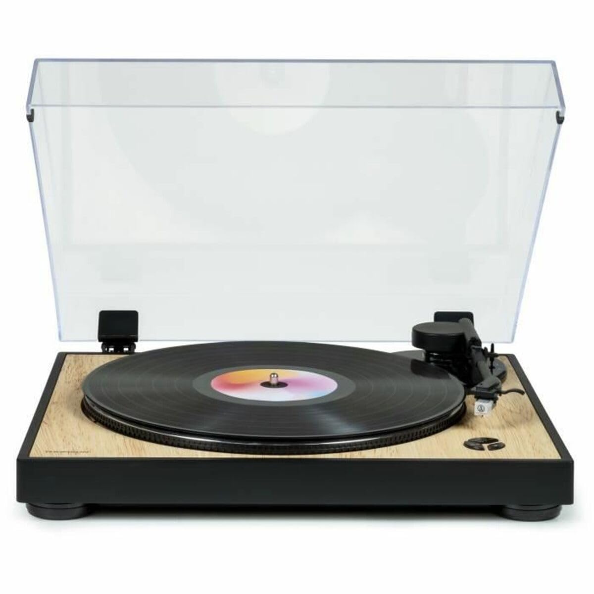 Platine tourne-disques THOMSON noire et bois