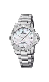 Reloj Jaguar para Mujer J870/1 Couples Diver Caja de Acero Inoxidable 316l Plateado Correa de Acero Inoxidable 316l Plateado