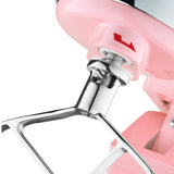 Maxima Máquina de agitación planetaria para Pasteles, Productos pequeños Robot de Cocina MPM 7L Rosa, Acero Inoxidable, 11 Velocidades
