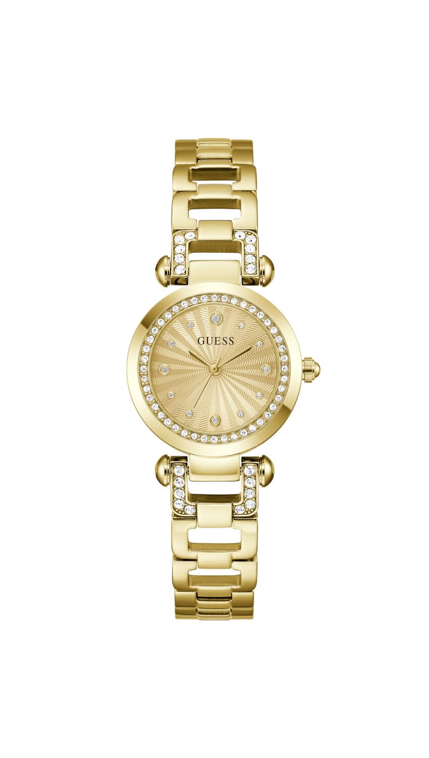 GUESS Reloj Analógico para Mujer'S de Cuarzo con Correa en Acero Inoxidable GW0869L4