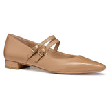 Geox D GISELDA15 C, Bailarinas Planas Mujer, Beige, 39.5 EU