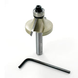 ENT 09012PLUS Juego de 12 Fresas HW PLUS en Estuche de Plástico Resistente a Golpes - Fresas para Rebajadora con Vástago de 8 mm y Cuchillas de Carburo para Perforar