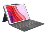 Logitech Combo Touch Funda con Teclado Extraíble para iPad 10.ª Generación, German Layout