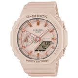 Casio Reloj Cuarzo Unisex 46.00mm con dial Análogico-Digital Rosa y Correa de Resina Rosa GMA-S2100-4AER