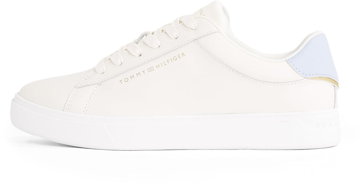 Tommy Hilfiger Runner Sneaker Mujer Essential Low Top, Marfil (Ancient White), 38