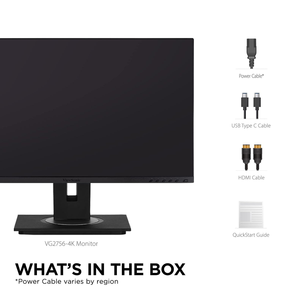 Monitor ViewSonic 27" 4K Ultra HD 60 Hz