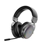 Rapoo Auriculares inalámbricos VH800 para Videojuegos, micrófono Flexible con Silencio, Almohadillas de Piel sintética, batería de 46 Horas, Auriculares Bluetooth y PC de 2,4 GHz, Mac, Xbox One, PS4,
