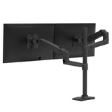 Ergotron LX - Kit de Montaje (Poste Alto, Brazo de apilamiento Dual) - para 2 Pantallas LCD - Negro Mate - Tamaño de Pantalla: hasta 40 Pulgadas - Montaje en Escritorio