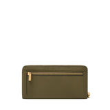 Fossil Logan, Accesorio de Viaje-Billetera Plegable para Mujer, Green, X-Small