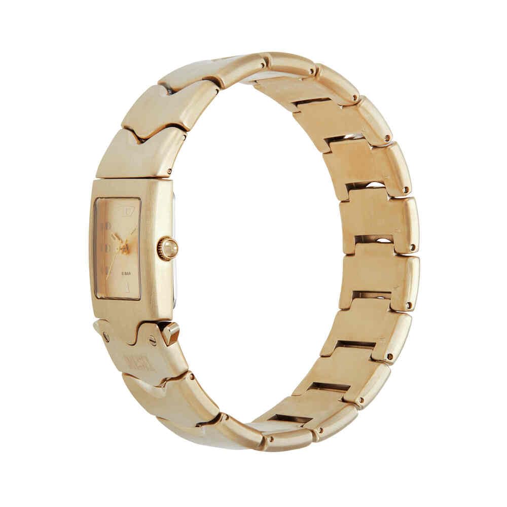 Diesel Reloj Analógico para Hombres de Cuarzo con Correa en Acero Inoxidable DZ2223, Tono Oro, 22MM