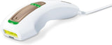 Beurer IPL Pure Skin Pro Depiladora compacta, depilación permanente con modo Auto-Flash, clínicamente probado, 600.000 pulsaciones de luz, 3 niveles intensidad, color blanco