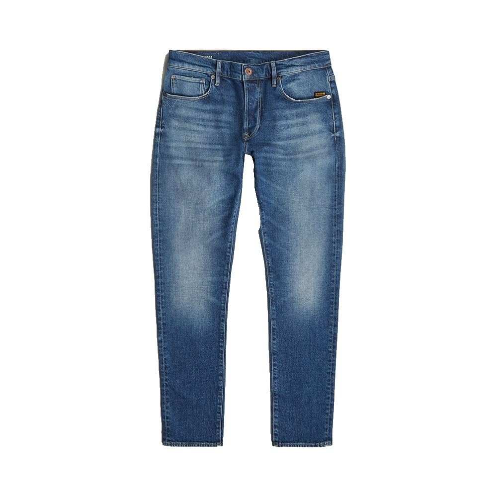 G-STAR 3301 Slim Jeans Vaqueros, Azul (Vintage Sakarya 51001-e106-h703), 30W / 32L Hombre