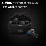 JBL Tune Beam Ghost 2, auriculares inalámbricos con cancelación de ruido y Bluetooth, hasta 48 hrs de autonomía, IP54 resistentes al agua y al polvo, diseño ergonómico, Purple Ghost