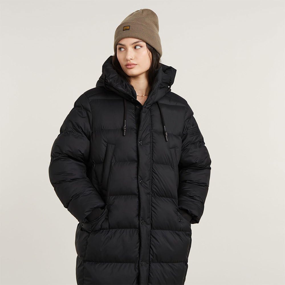 G-STAR Para Mujer Whistler Long Puffer, Negro (dk black D25190-B958-6484), M