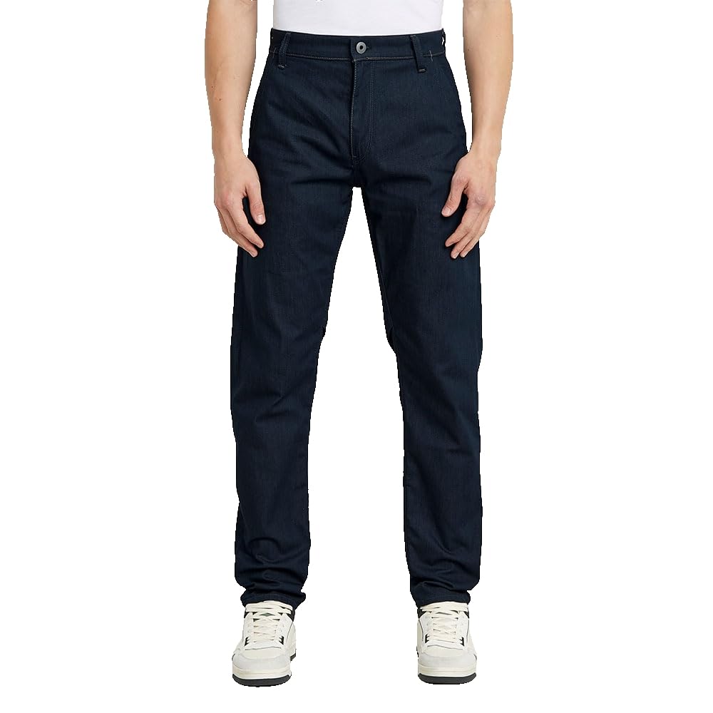 G-STAR Morry Tapered Chino Jeans, Azul Raw Denim D26400-d944-001, 38W / 32L Hombres