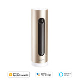 Netatmo Cámara de Vigilancia Interior con Soporte de Pared, WiFi, AI Reconocimiento Facial, Detección de Movimientos, Transmisión en Vivo, Visión Nocturna, FHD 1080p, Sin Costo Adicional, NSC-AMZ