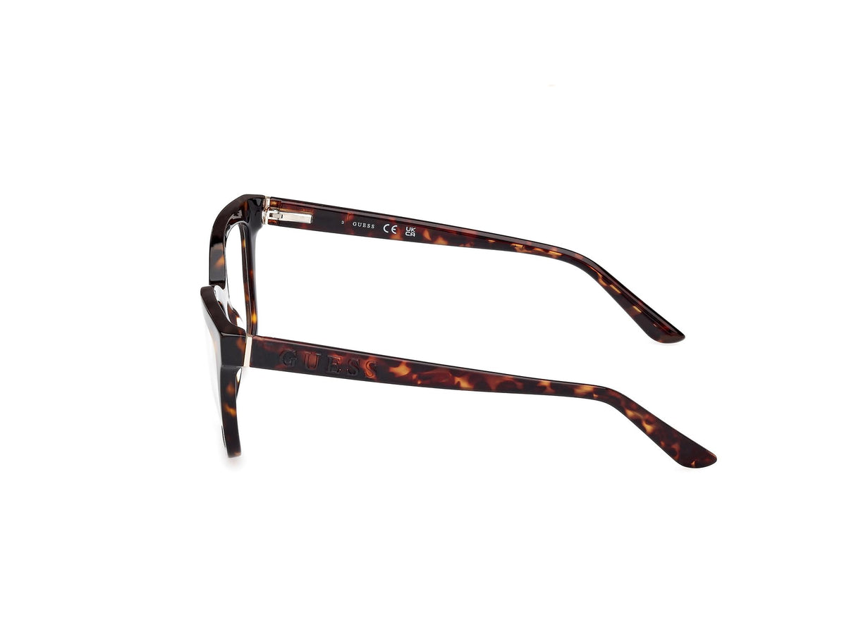 Guess Gu50172 Marcos para Gafas recetadas, 052 Dark Havana, 55/16/140 para Mujer