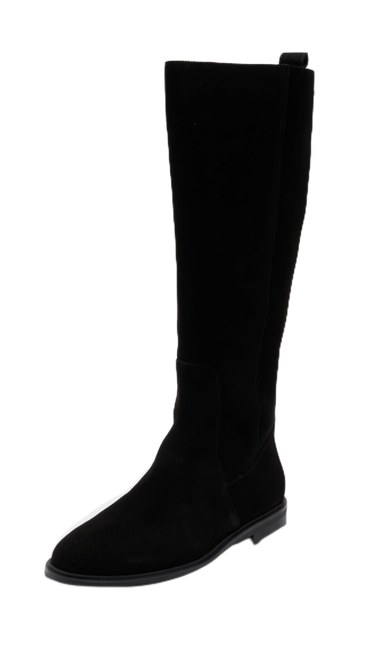 Tommy Hilfiger Botines Mujer Suede Planos, Negro (Black), 38 EU