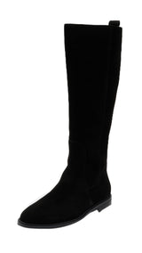 Tommy Hilfiger Botines Mujer Suede Planos, Negro (Black), 38 EU