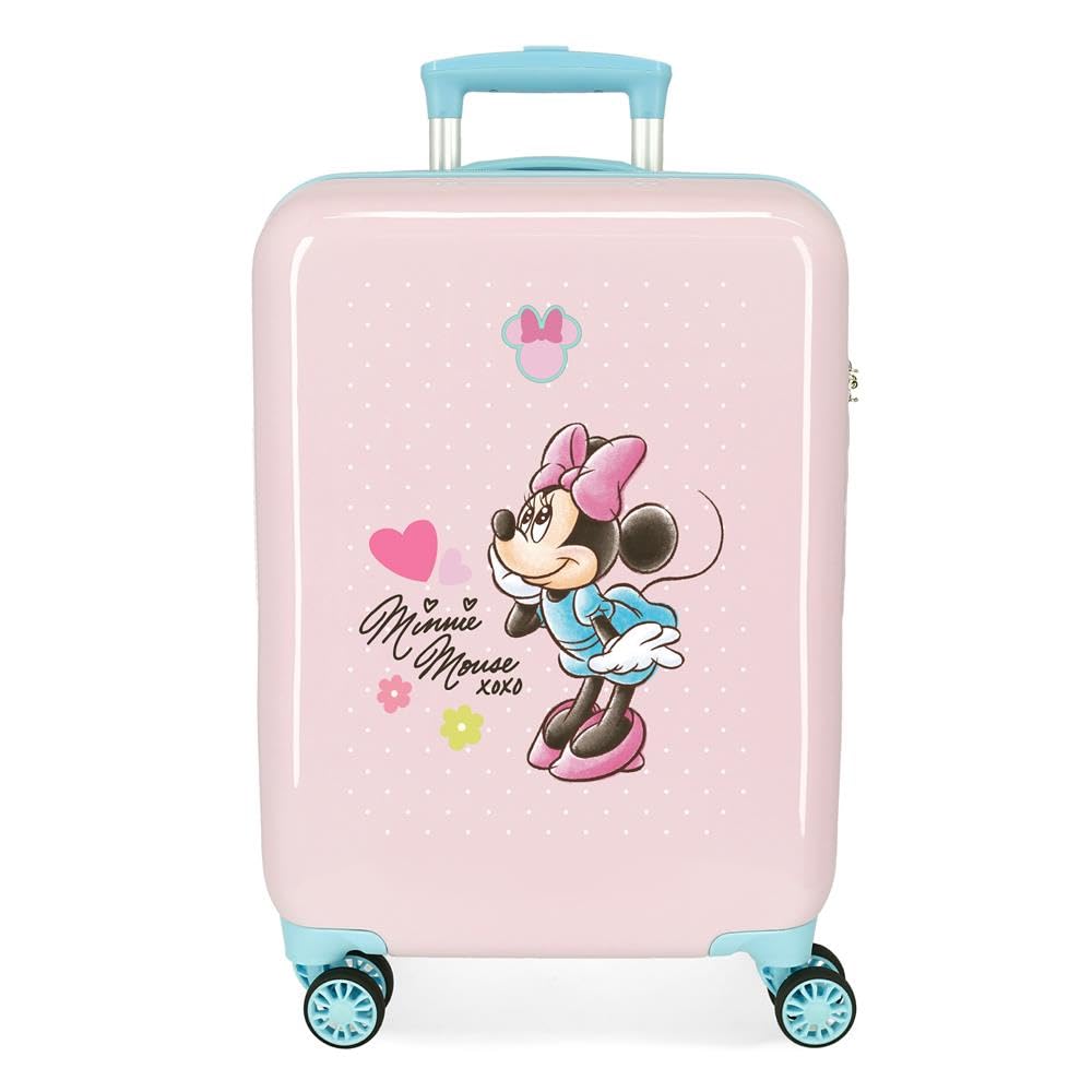 Disney Joumma Minnie Imagine Maleta de Cabina Rosa 38x55x20 cms Rígida ABS Cierre de combinación Lateral 34L 2 kgs 4 Ruedas Equipaje Mano