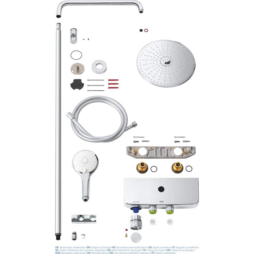 Grohe Euphoria Smartcontrol - Sistema de ducha Euphoria 260, 2 vias, Cromo (Ref. 26509000)